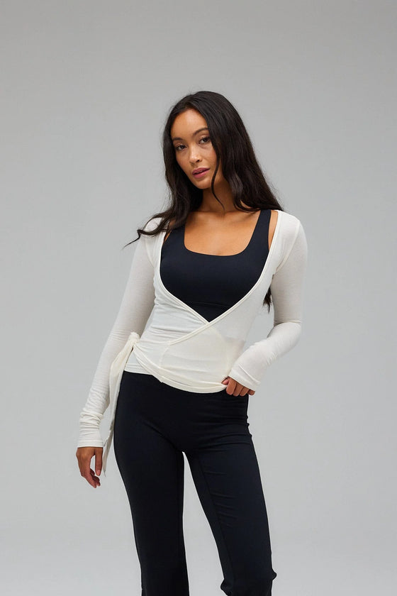 Yoga Wrap Blouse
