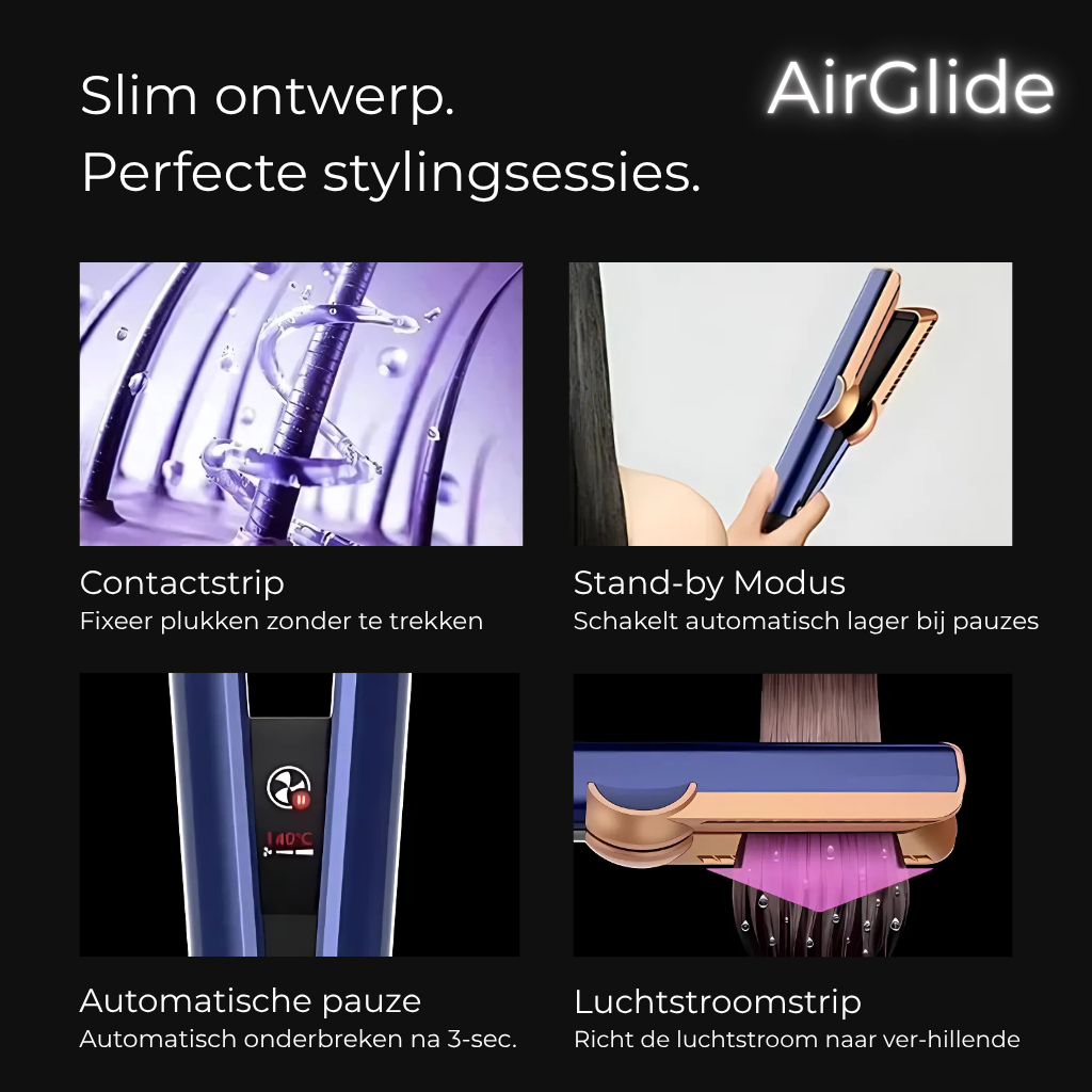 AirGlide - 2in1 Glatt- & Föhnstyler