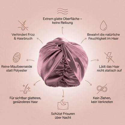 Silque Pure - Seidenhaube aus 100% Maulbeerseide